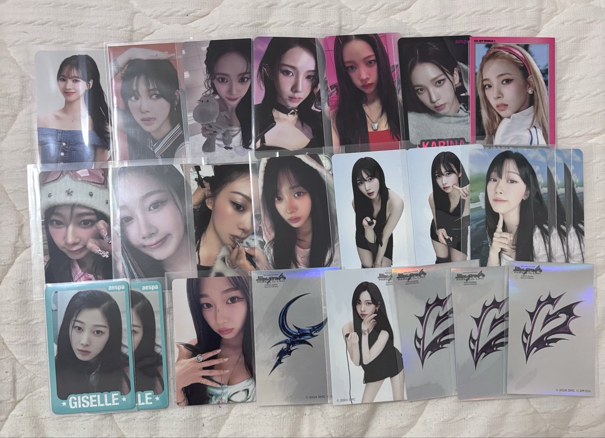 gh6826_'s tweet photo. aespa 買取　交換

譲 カリナ、ジゼル、ウィンター、ニンニン、シオン、リク、ジェヒ、リョウ、サクヤ

求 買取（PayPayライトマネー）
     交換（nct wish ユウシ 未所持多いです）

お気軽にお声がけください🍀🍀 https://t.co/X1N8ryemwV