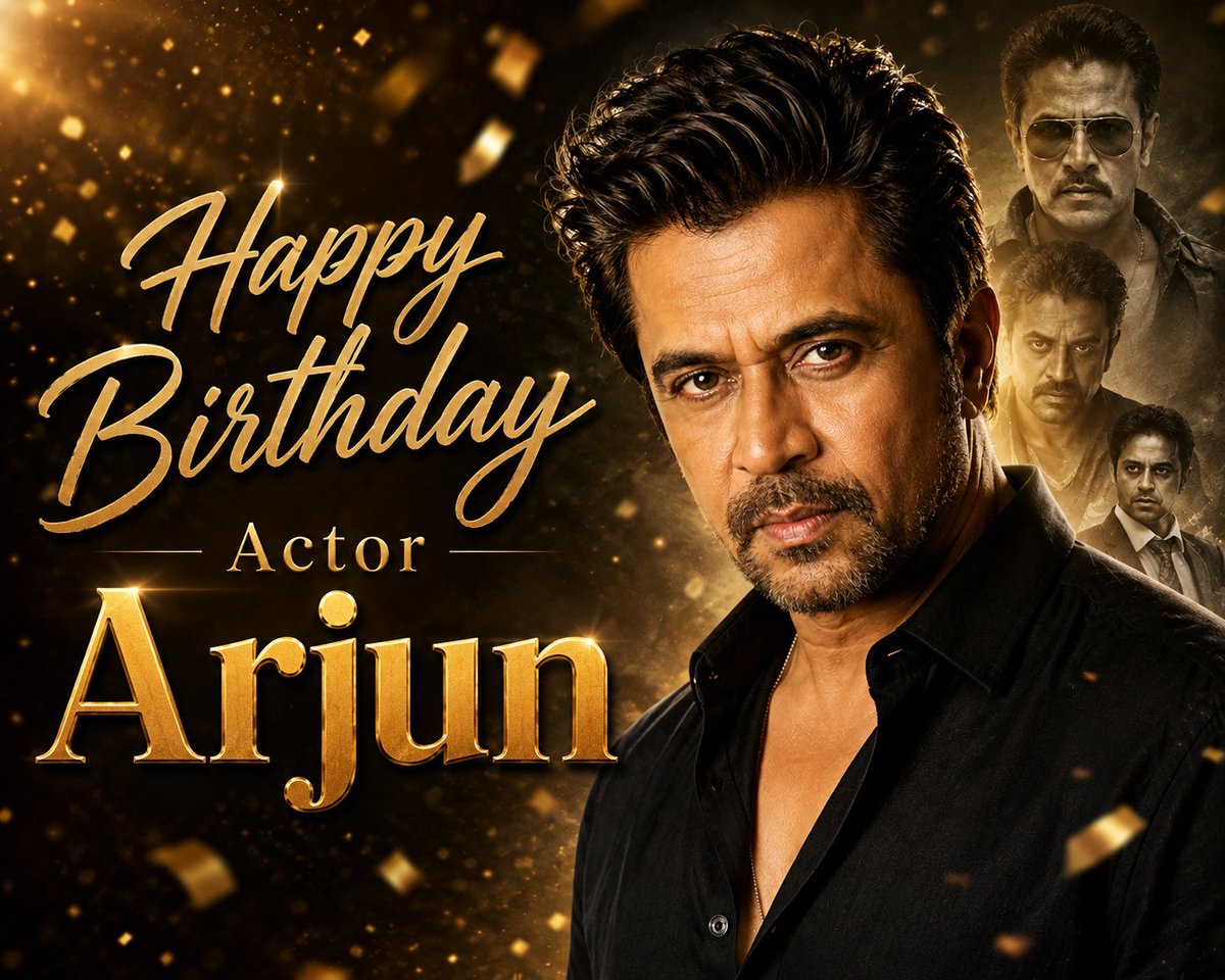 VasanthTv_India's tweet photo. Happy Birthday to the legendary Actor Arjun! 🎂✨
Wishing you endless happiness, good health, and many more years of unforgettable performances. ❤️🔥
Stay blessed & keep inspiring! 👑🎬
#HappyBirthdayArjun #ActorArjun #ArjunSarja #ActionKing #VasanthTV https://t.co/RuWg2rco9l