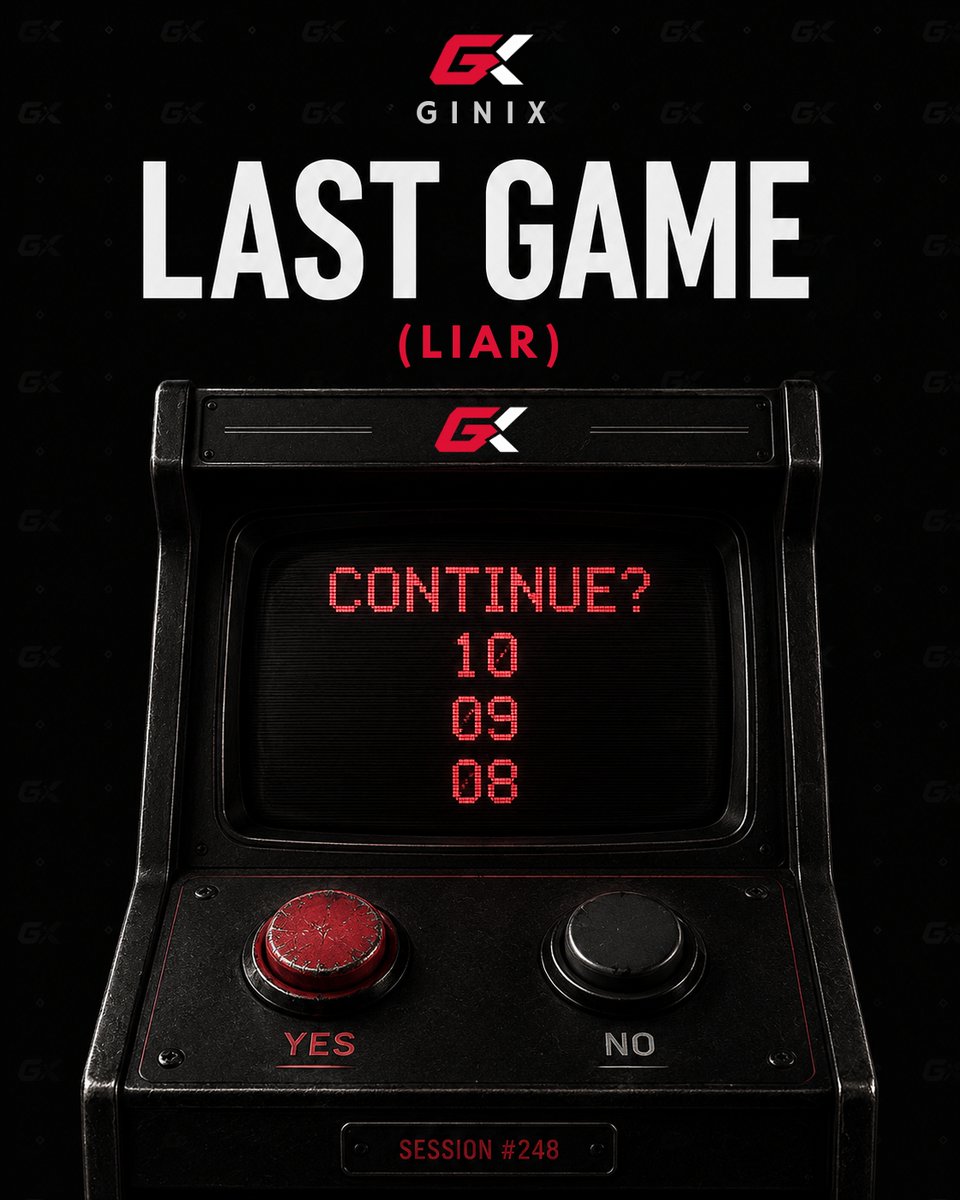 Arcadexfun's tweet photo. There’s always that point where you say: “Alright, last game”

Then you miss your high score by a few points and suddenly you’ve got unfinished business 🤝

That feeling is exactly what we want GINIX to bring back

Simple games, real competition, and a reason to keep chasing the next score

Are you Ready?
GO CRAZY  
ITS GAME ON