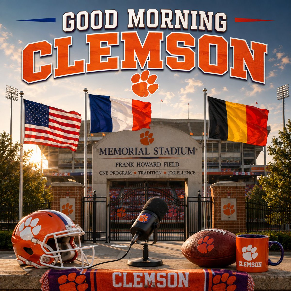 clemsonfrtigers's tweet photo. 🏈 GOOD MORNING CLEMSON – ÉPISODE 100
🎙️ Pour cette 6e saison, retrouvez @agprice98 , @PierroClemsonFr & @jogagtou
Dispo sur Youtube et en podcast:
📺https://t.co/IGYsFxrtQS
🎙️https://t.co/i4VnGJ5PJN
Go Tigers !🐅🧡
#Clemson #ClemsonTigers #NCAAF #CFB #GoodMorningClemson https://t.co/KKIi1Inq9C