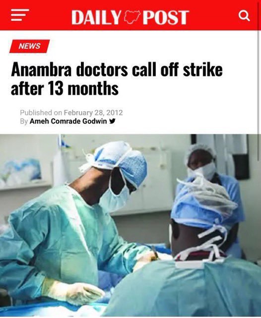 tajudine2013gm2's tweet photo. After 13 months Doctors Strike as a Governor without paying the salaries to feed their families.

A Regional Presidential candidate. https://t.co/pXEtdkf51V