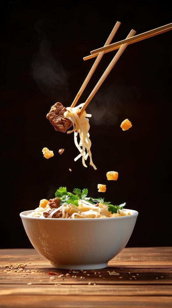 dreamisdrew's tweet photo. Just found the coziest noodle spot in town! The spicy pork noodles hit different—noodles are springy, broth is rich, and the staff is so warm. 10/10 will be back this weekend! https://t.co/WbM1aXuN93