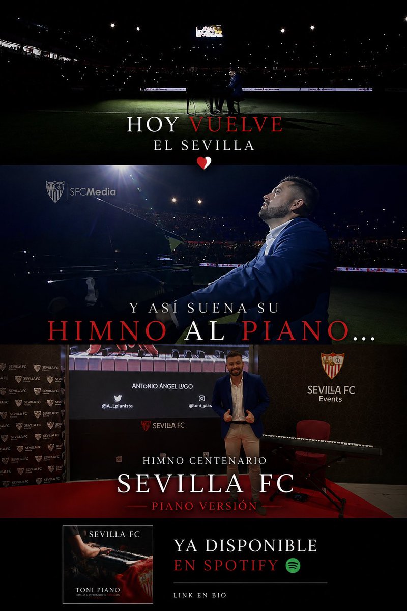 A_Lpianista's tweet photo. Hoy no es un día cualquiera… ❤️🤍
Has escuchado ya me versión del himno en Spotify? Cuéntame qué te parece! 

Y si no lo has escuchado, aquí lo tienes!!❤️🎹

https://t.co/gO9QzqUgMS https://t.co/L6LsryN7EI