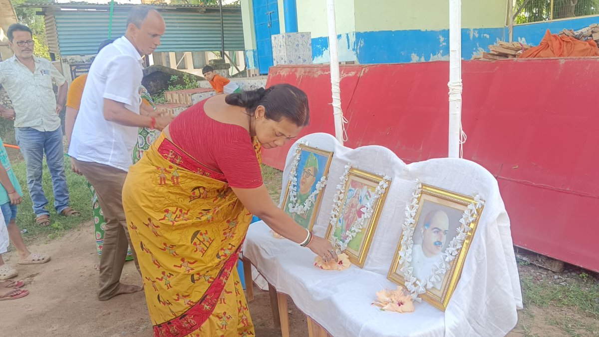 dastridib70's tweet photo. Participated on the observation of 80th Independence Day program organised by my Booth 31/31 R. K. Pur of Bharatiya Janata Party at Kailar Math, Udaipur. https://t.co/UDEnWgkFhP