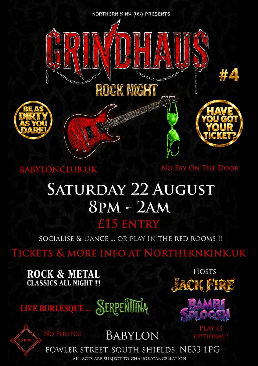 WarrenSpeed's tweet photo. Swingers Rock Night .. Sat 22 Aug !!

https://t.co/YsezzRAbtG https://t.co/LeJeTeRiVy