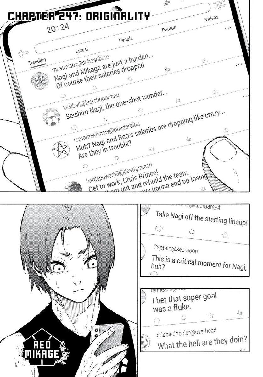 jiraireo's tweet photo. catch me posting nagi slander on twitter just so reo will notice me https://t.co/AdePtgxLUu