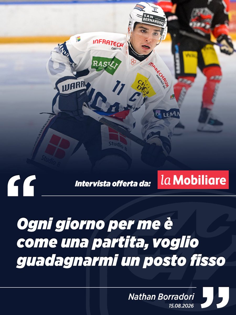 Andy86CH's tweet photo. Borradori: “Ogni giorno per me è come una partita, voglio guadagnarmi un posto fisso” - https://t.co/iuHFMH9Bo5 #HCAP #NationalLeague https://t.co/lLxGmnSY8p