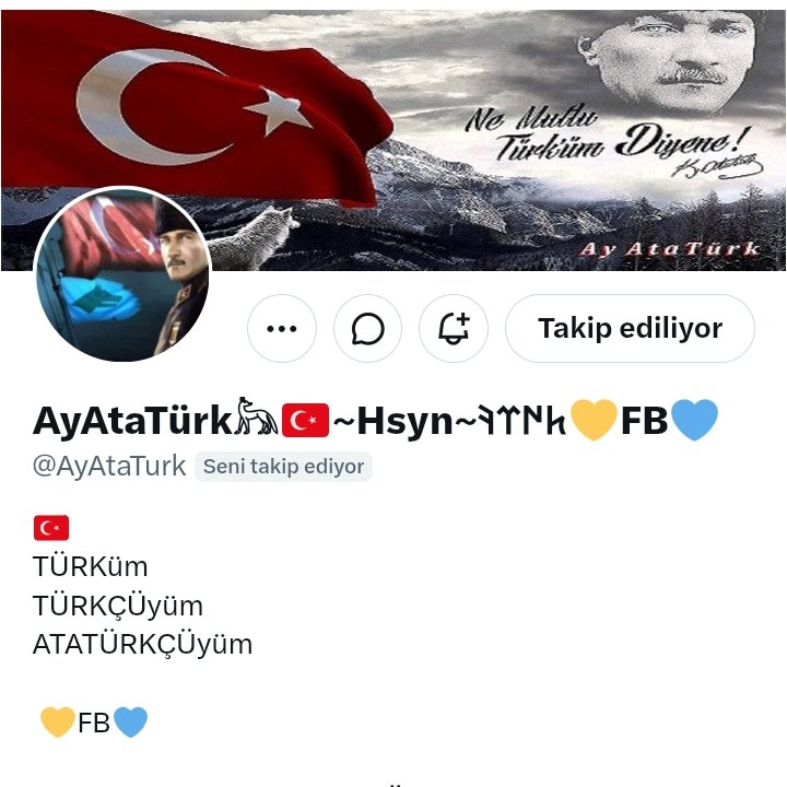 AyAtaTurk_'s tweet photo. Değerli sayfa dostlarım,
Yeni X sisteminde görünülürlüğümüzün azalması ve sayfa düzeninin değişmesi nedeniyle;

  Lütfen etkileşimlerinizi ana sayfamdan yapınız 
         
             ➡️ @AyAtaTurk
 
İlginize şimdiden teşekkür ederim.🙏 https://t.co/VnDwAxo5XZ
