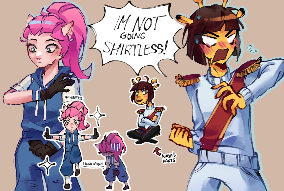 rxndomizer's tweet photo. Gaiyo and Kugalon outfit swap 1 HSWJSHSHSHSJ #런애니 #runningmananimation https://t.co/ZZYa78WYXM