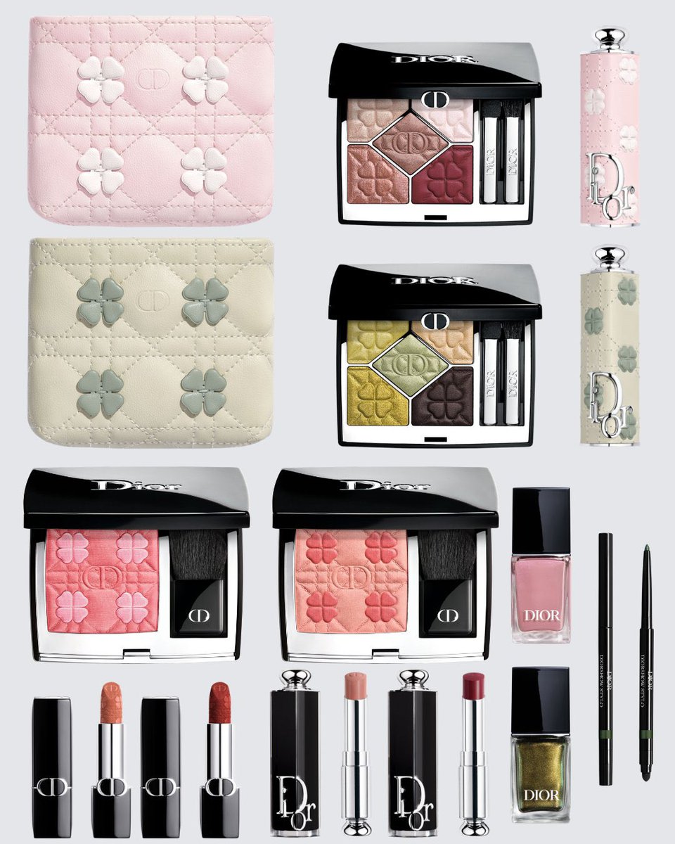 bbublequm's tweet photo. Dior clover 🍀 คอลนี้น่าเก็บมากก มีรับหิ้วเช่นกัน รอบส่งสิ้นเดือนเลยค่า https://t.co/gawd8vK56h