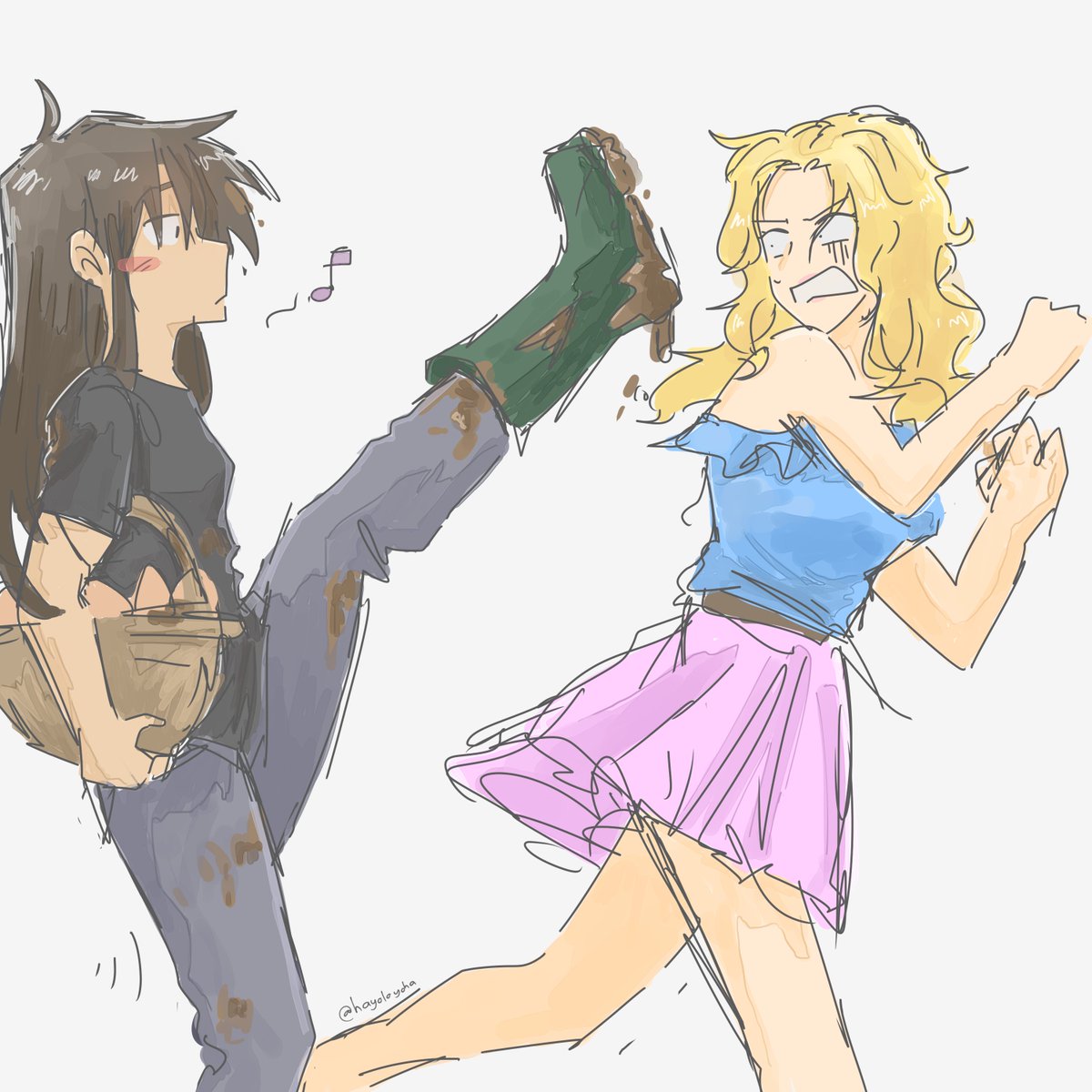 hayoloyoha's tweet photo. 'teasing' your crush #stardewvalley #rkgk https://t.co/GSalBtcNNf