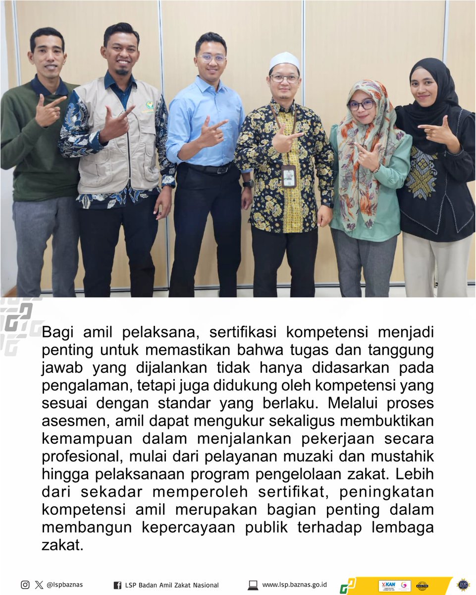LspBaznas's tweet photo. Menguatkan Akar Gerakan Zakat Melalui Amil Pelaksana yang Tersertifikasi 📜✨ https://t.co/gbF98ndODh