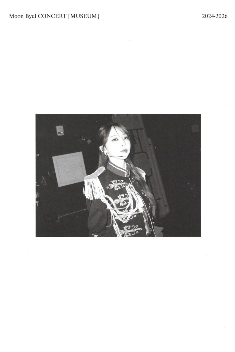 MBARCHIVE_Scans's tweet photo. museum concert photobook, 2026

— #문별 #MOONBYUL https://t.co/C3zD3Fecoz