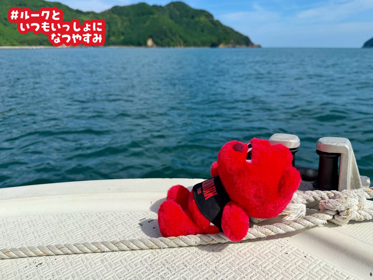 ALVARK_TOKYO's tweet photo. いつも🧸
初めて船に乗りました⛴️🌊

#ルークといつもいっしょになつやすみ 

#アルバルク東京 #WE https://t.co/3ZqdaPB9NG