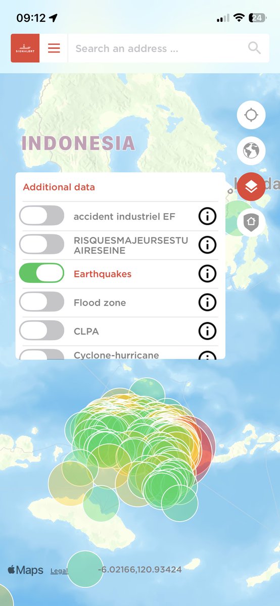 Signalert's tweet photo. Travelling in #indonesia you felt the major #earthquake in #Flores Find info on magnitude, location, possible tsunami through ride gauges with @signalert app
Share your description of the damages. https://t.co/ZLsap9Mxd4