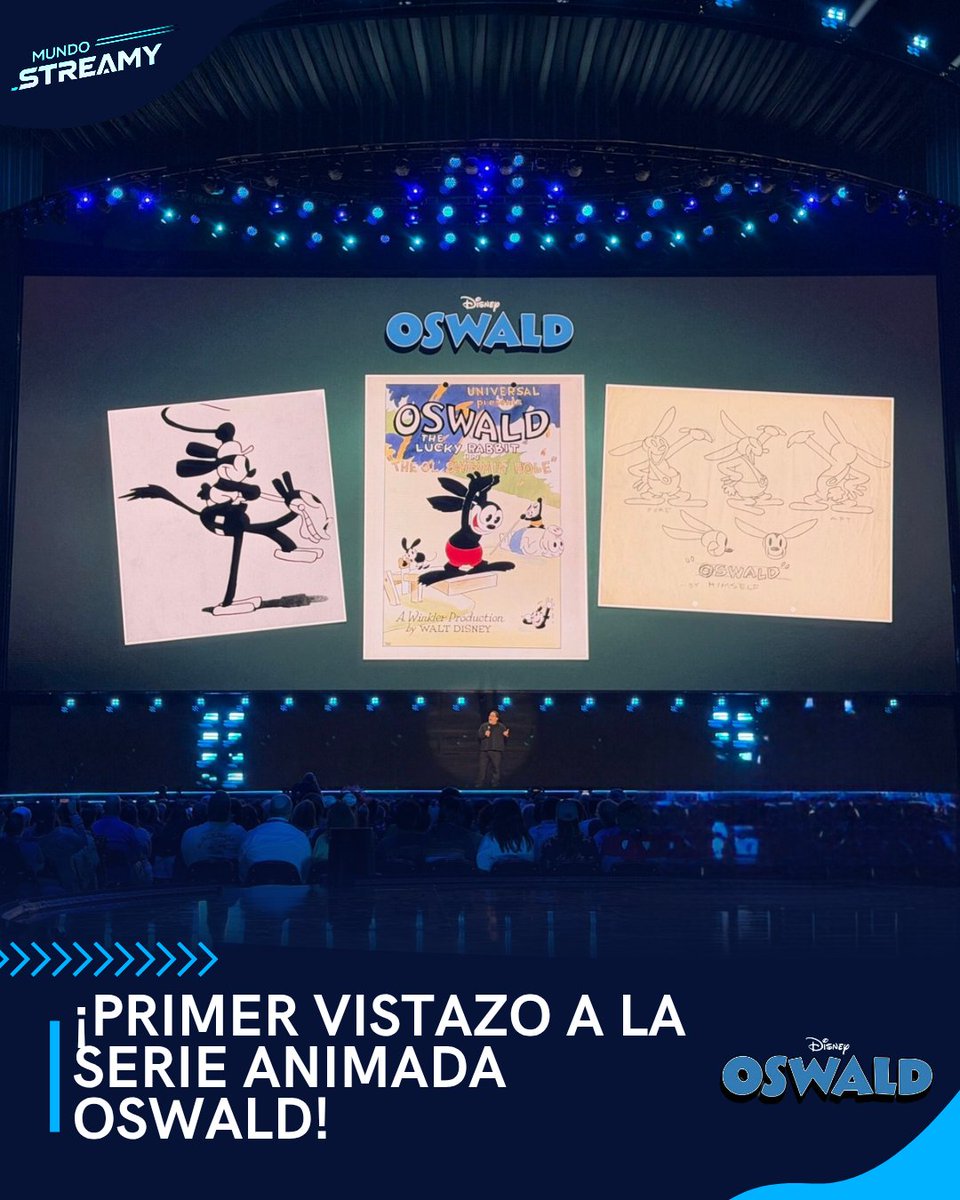 mundostreamymx's tweet photo. 🐰 ¡OSWALD ESTÁ DE REGRESO!
Disney presentó el primer vistazo a Oswald, una nueva serie animada realizada completamente con animación 2D dibujada a mano.
🎨 Una apuesta por la animación tradicional.
#Oswald #D23 #Disney #Animación #SeriesAnimadas #MundoStreamyMX https://t.co/hI2UXUy1B1