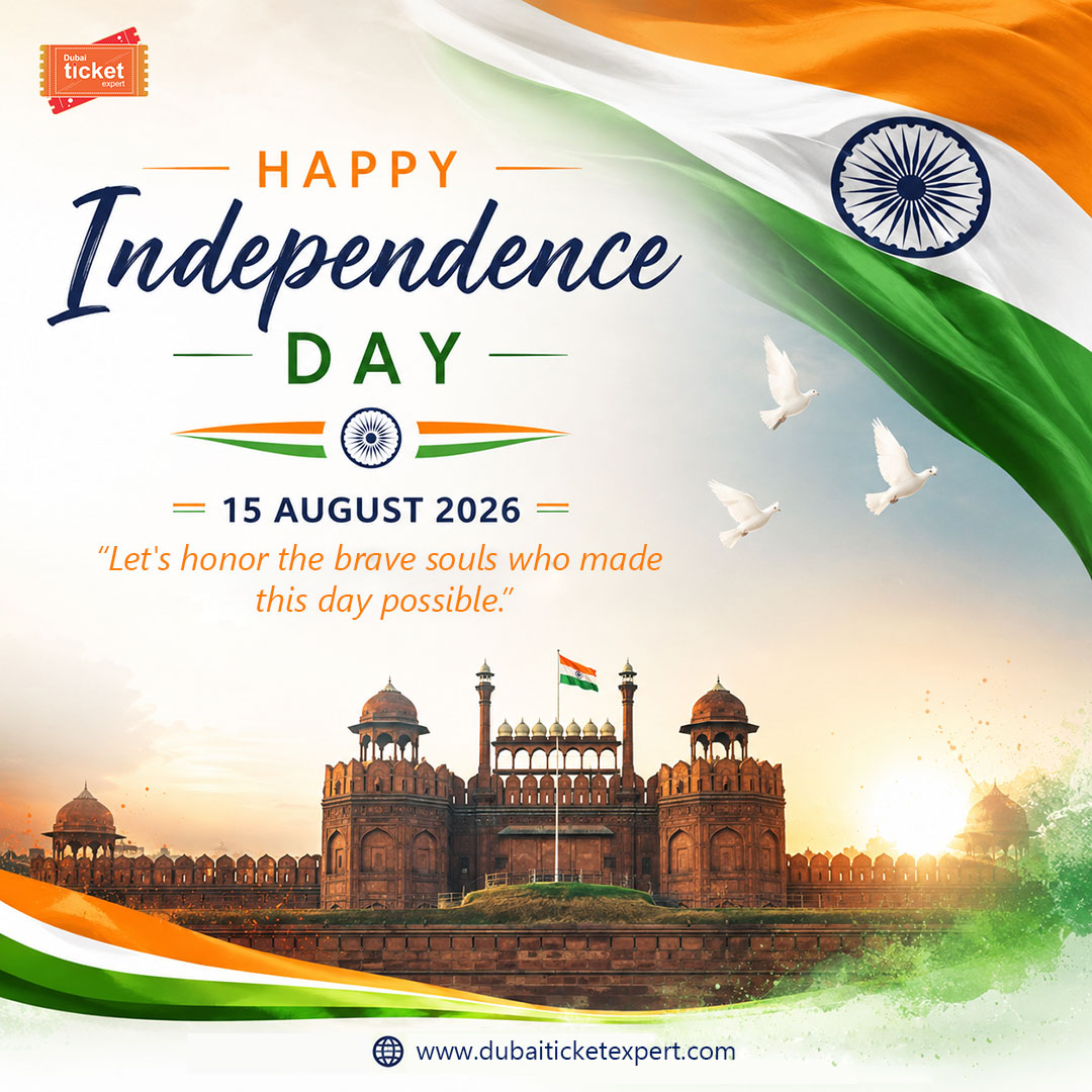 DubaiTicketExp's tweet photo. Celebrating the spirit of freedom and the joy of exploring new horizons. Happy Independence Day from DubaiTicketExpert! 🇮🇳

#IndependenceDay #HappyIndependenceDay #IndependenceDayIndia #15August #India #ProudIndian #Freedom #UnityInDiversity #JaiHind #IncredibleIndia #IndianPride https://t.co/JeYoO2PWNk