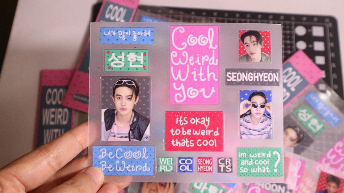 __baekblue's tweet photo. cortis stay weird and cool stickers 
pre-order here:https://t.co/Rd0gYU96Gi https://t.co/Od5knykgwB