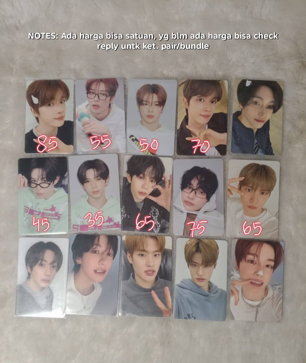 binkyjeans's tweet photo. #rsell wts aab photocard riize ready ina

❗️price in pict
❗️emoji 🌸 = pair 1 pc (bebas)
⁠🏡 kab. bogor
🍊: https://t.co/igcYQSIDWR

[not for sensitive buyers]

t. wts want to sell riize shotaro eunseok sungchan wonbin sohee anton riizing odyssey dyd do your dance https://t.co/A6ZG3FJzOH
