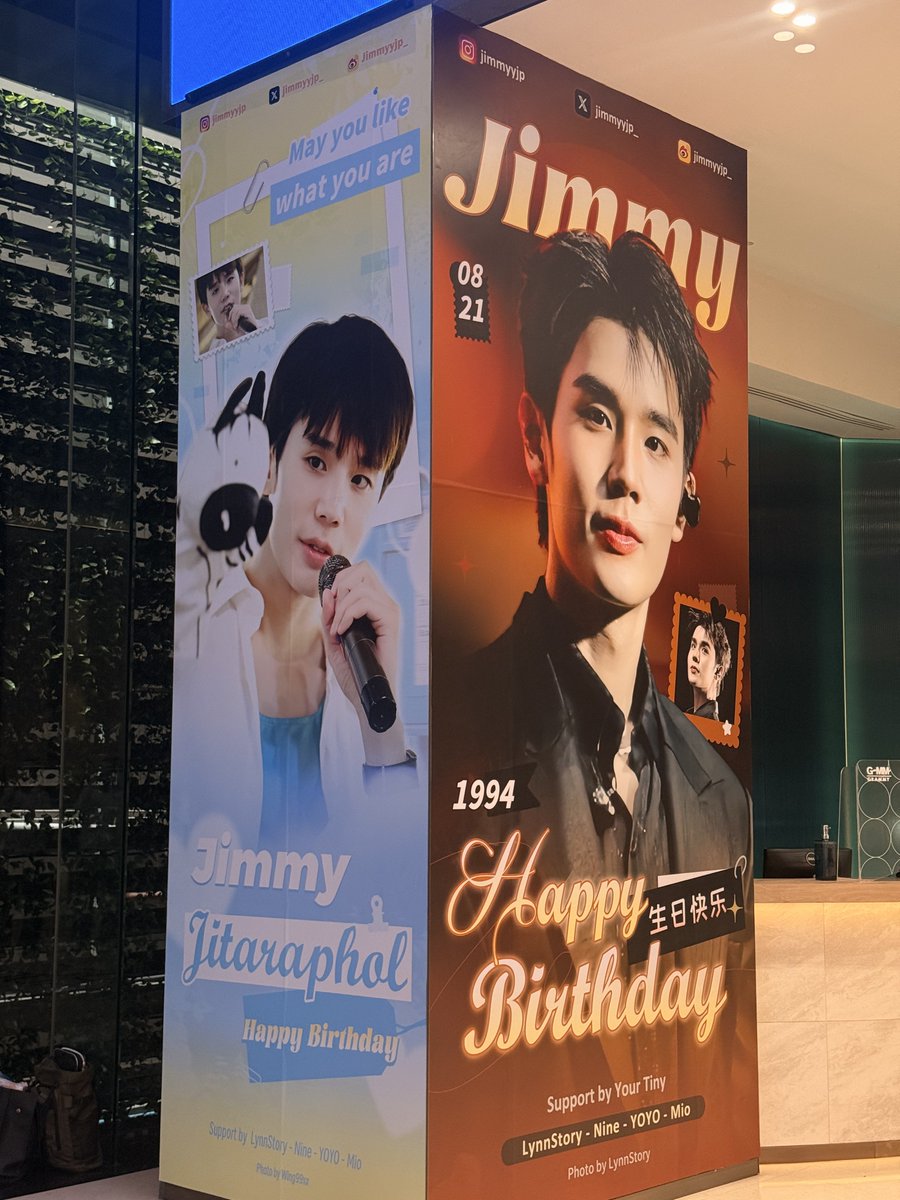 perfullkrit's tweet photo. มาเก็บโปรเจคที่ตึกเจอป้ายพี่จิมมี่มาติดเพิ่มพอดี น่ารักโฮกกกก 🥺🤏🏻🤏🏻💖💖💖

 #jimmyyjp https://t.co/Ec47eslIKi
