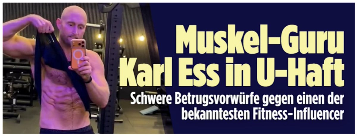 Woelfisches's tweet photo. #KarlEss macht seit einiger Zeit provokanten rechten Content.
Nun haben ihn die Behörden in U-Haft genommen.
Sicher nur Zufall, hat nichts miteinander zu tun! 🤓 https://t.co/2lHq73PSps