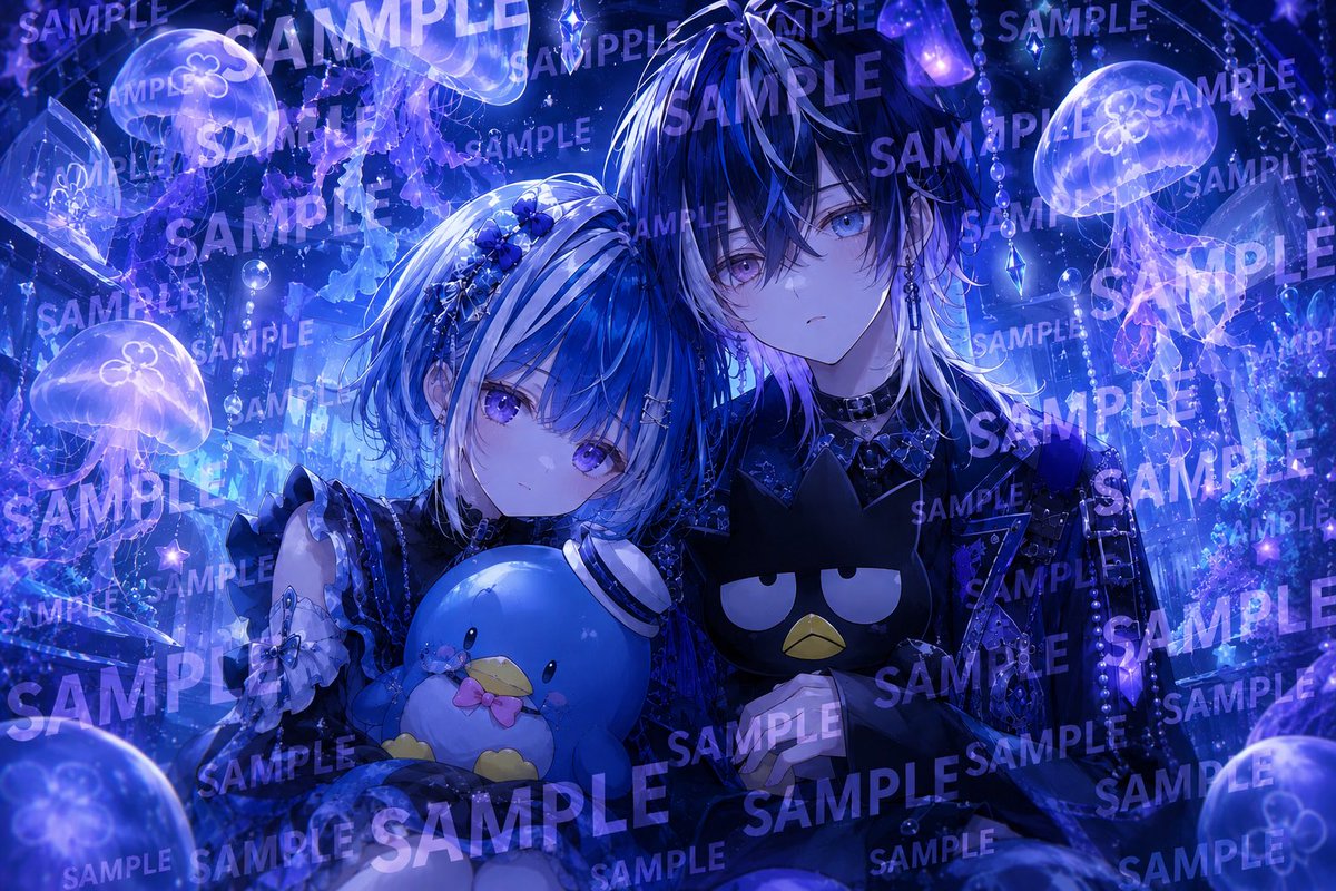 vbk9ap's tweet photo. 【無償企画第16弾】

🪼🫧クラゲの幻想空間🪼🫧

今回はクラゲの幻想空間です

背景の色2色とぬいぐるみ指定できます

背景の色は2色まで選べます。
1色でも可愛いですが組み合わせにすると更に可愛くなると思います。

ペアで自分1つお相手様1つでぬいぐるみ持つことが可能です

なるべくお任せはご遠慮ください

ペアか単体のみ
どれかを選んでご参加ください

参加条件はこのポストにいいねとリプにて詳細を書いてください

※AIイラストのため偏りがございます大目に見ていただけたら嬉しいです

ペアの場合は2つ書いてください
テンプレ
性別（中性も可）
→
髪型（複雑なのは無理です）
→
髪色（複雑なのは無理です）
→
目の色（複雑なのは無理です）
→
ぬいぐるみ
→
背景の色（2色）
→

#はゆの贈り物
#AIイラスト
#無償イラスト
#無償企画
#無償