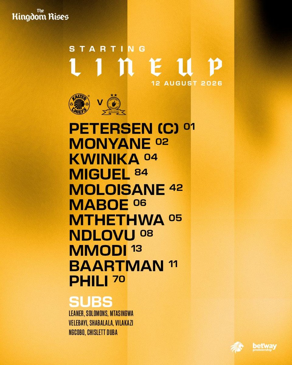 O_jay5106's tweet photo. @KaizerChiefs 

🧠 Tactical Summary &amp; Outlook
Coach Fernando Da Cruz has structured his squad to strike a fine balance between defensive resilience and transition speed.
By packing the bench with dynamic playmakers like Shabalala, Vilakazi, and Ngcobo, Amakhosi....... https://t.co/sqWs8Ludk3