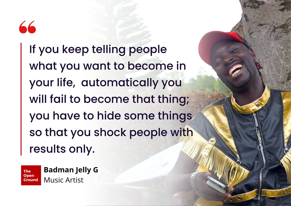 TheOpenGroundX's tweet photo. Music, life and challenges

#TheOpenGround #RonaldOtim #Badman #JellyG https://t.co/lDUZmVquri