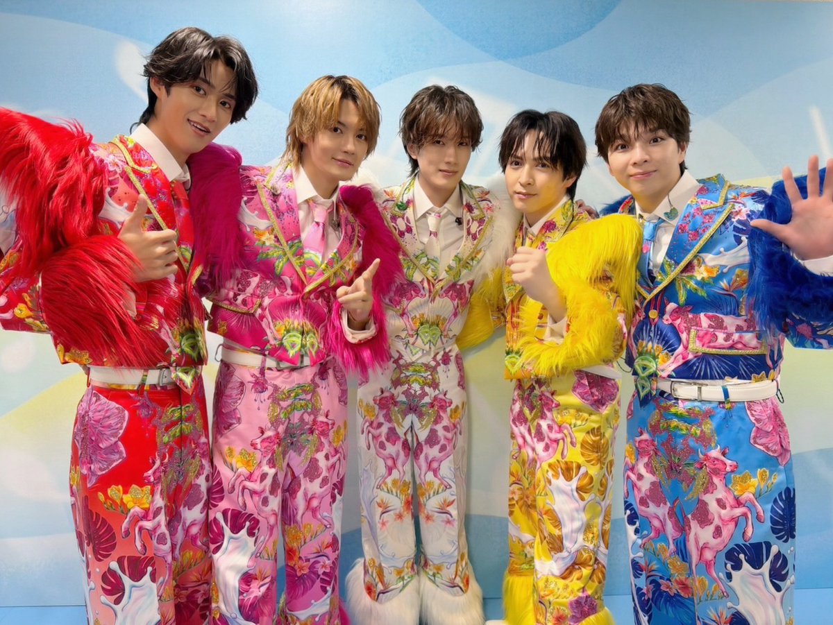 milk_info's tweet photo. NHK総合/BSP4K「NHK夏の音楽祭 うたであえたら 2026」
ご視聴いただきありがとうございました！

M!LKで「好きすぎて滅！」「爆裂愛してる」SPメドレーを披露いたしました🌺
また、武南高校ダンス部100名と「アオノオト」を、
北川景子さんとワンワンとウェイキーと「ピカピカブ～！」を、
徳永英明さんとAぇ! group佐野晶哉さんと吉田仁人が「夢を信じて」を、
それぞれコラボレーションさせていただきました✨️

@nhk_kouhaku
#うたであえたら
#MILK