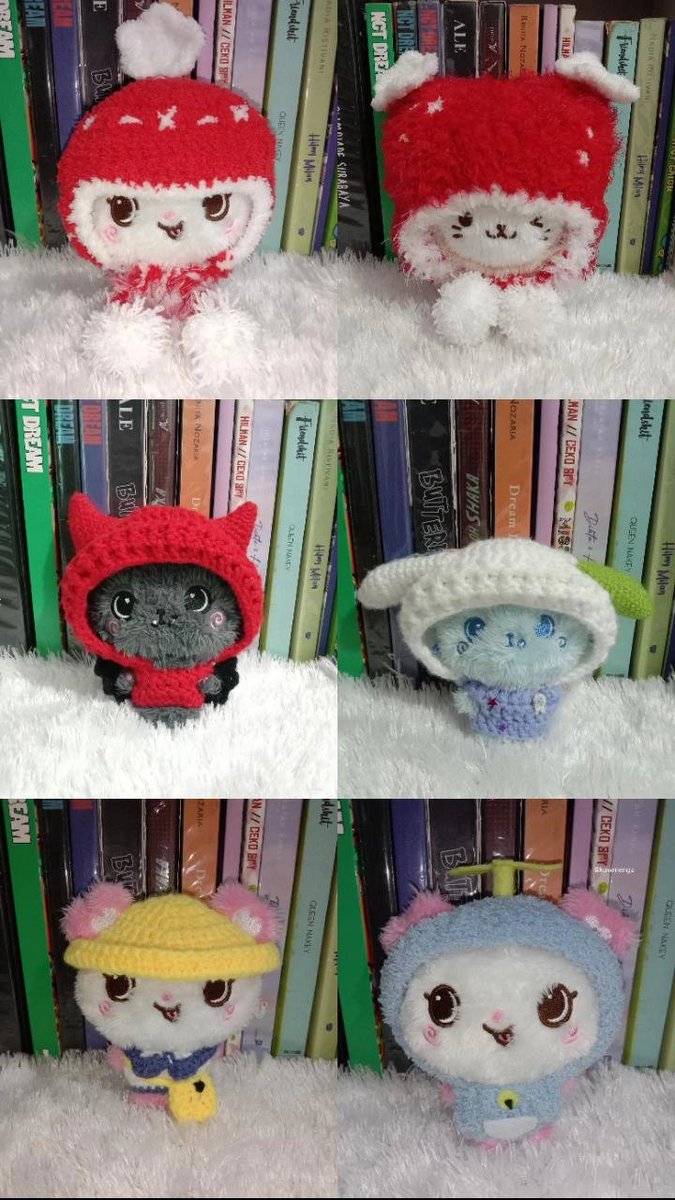 kuwmengz's tweet photo. — help rt &amp; like —

hai hai!! 😆👋🏻
buat temen-temen yang nyari custom crochet buat doll (pocket, 10cm, 30cm) atau bahkan untuk ukuran human, bisa banget ya!! 💗 https://t.co/wC3ezpSbDd