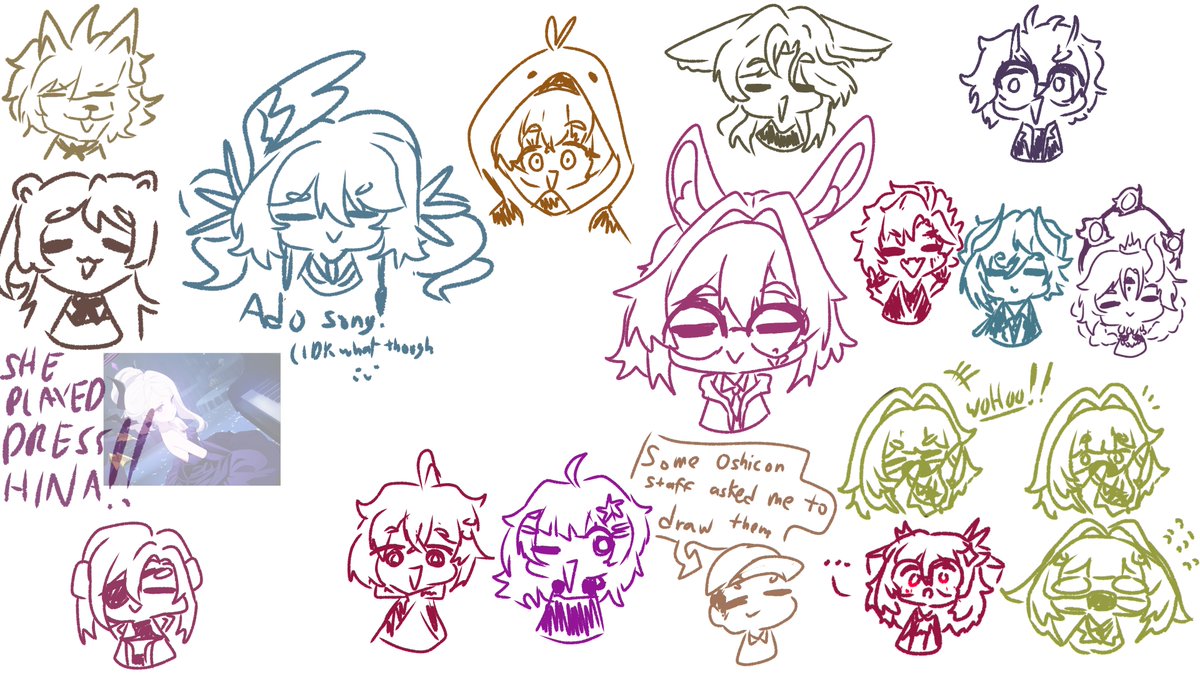 Verydr_Maneriva's tweet photo. Doodled most of the people who atteneded Oshicon 2026, couldn't doodle everyone unfortunately but I'll try to on Day 2

#OshiCon2026 https://t.co/mB1waPcbSB