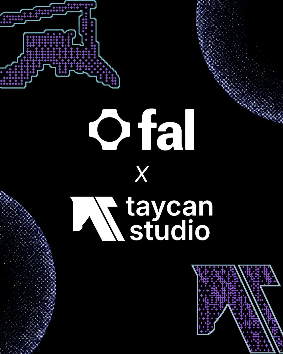 taycanstudio's tweet photo. More creative power, unlocked. ⚡️
Selected for the @fal Startup Program, we’re unlocking new possibilities in generative media with fal’s high-speed AI infrastructure.
#fal #GenerativeAI #TaycanStudio https://t.co/jdA8EDWoOq