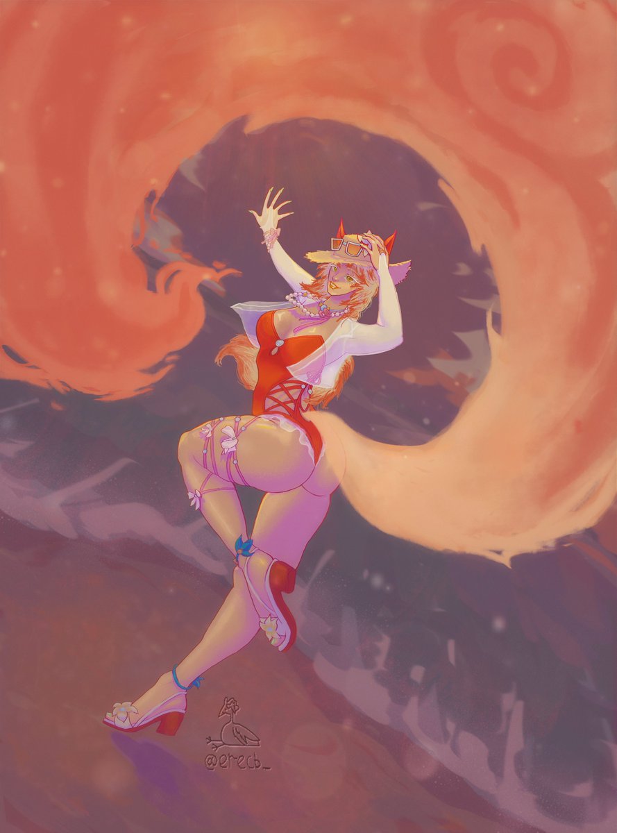 erecb_'s tweet photo. 90. Coastal Kumiho.

I drew this piece for 14 hours. 
Timelapse and drawing process in the replies.

#MarvelRivalsㅤ #WhiteFox #digitalartㅤㅤㅤㅤ #fanartㅤㅤㅤㅤ https://t.co/WD48ilIDy1
