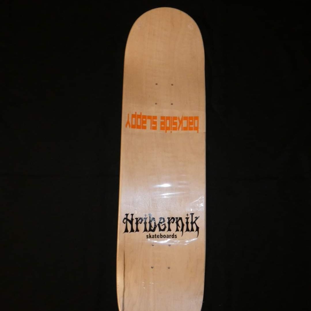 SkateHribernik's tweet photo. Make sure to listen to some Backside Slappy at https://t.co/7Cy4vpOBar and grab a Backside Slappy 8.5 deck at https://t.co/A7xFBPD0pa! $55 plus shipping! Only 11 left! @backside_slappy @SkateHribernik @Bandcamp #backsideslappy @hribernikskateboards #music #norfolk https://t.co/vdg14Q6U86