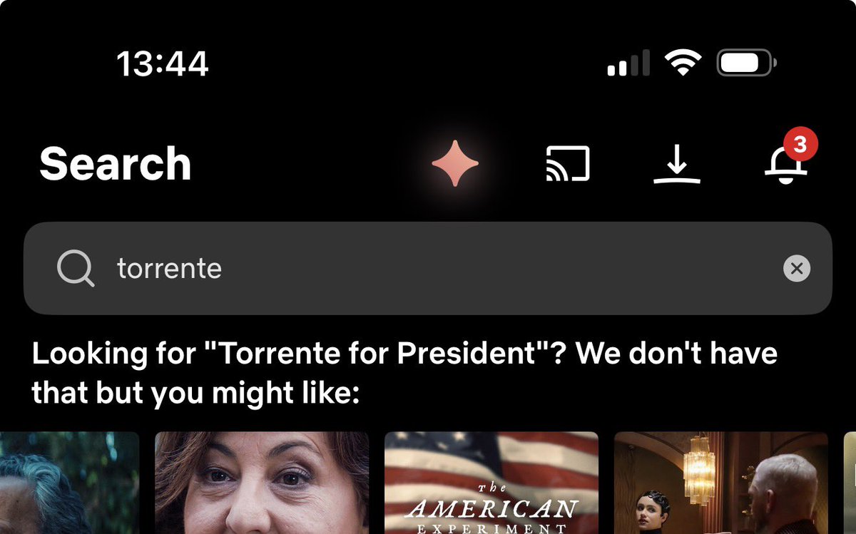 luisosw's tweet photo. @netflix ,I travelled to Spain with the hopes to watch the latest movie of #Torrenteforpresident , but I see the same catalog as in my country origin. O @SSantiagosegura me manda un dvd o la voy a tener que piratear. Yo más no puedo hacer (aparte de unas pajillas 😂) https://t.co/Flyc8l1uPA
