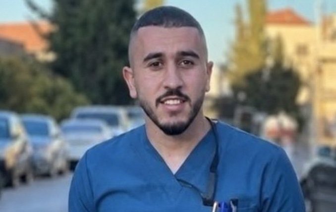 AbujomaaGaza's tweet photo. zionist jewish settlers shot and paralyse Palestinian nurse Nabeel Lamtawwar in the occupied West Bank city of Al Khaleel https://t.co/CNz9YgeFXy