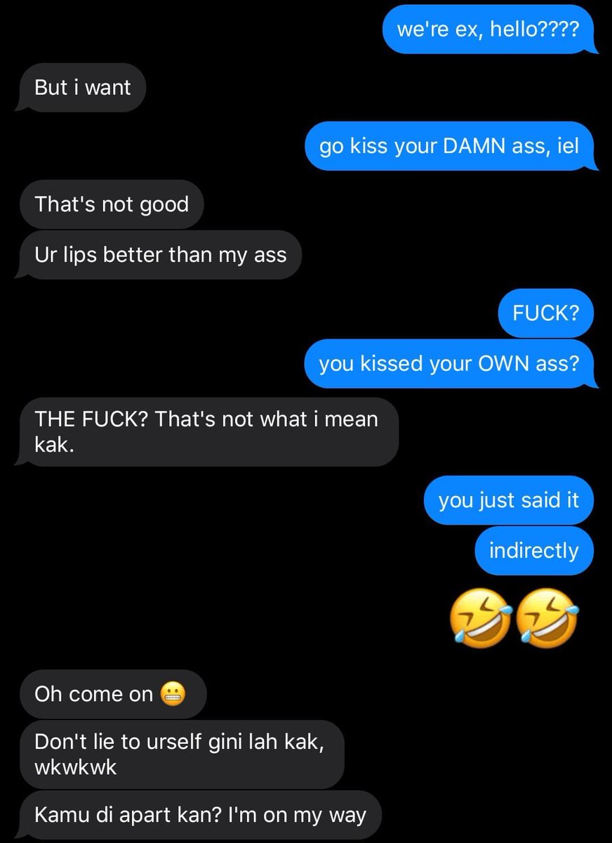 talktwomuch_'s tweet photo. Two tweets AU
#landoscar 
"My ex is my biggest fan" https://t.co/1fuQWp1TiP