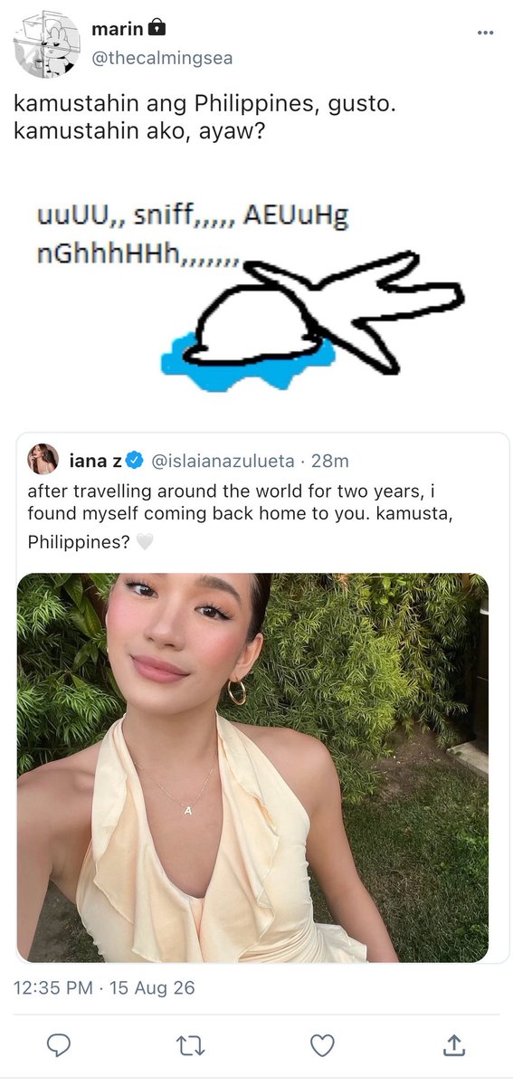mikhababified's tweet photo. mariana trench

a #mikhaiah au wherein 

bumalik ang dating kaloveteam ni Marin Jasti na si Iana Zulueta after two years ng paghihiwalay... ng loveteam nila. https://t.co/LPtK3I78dz