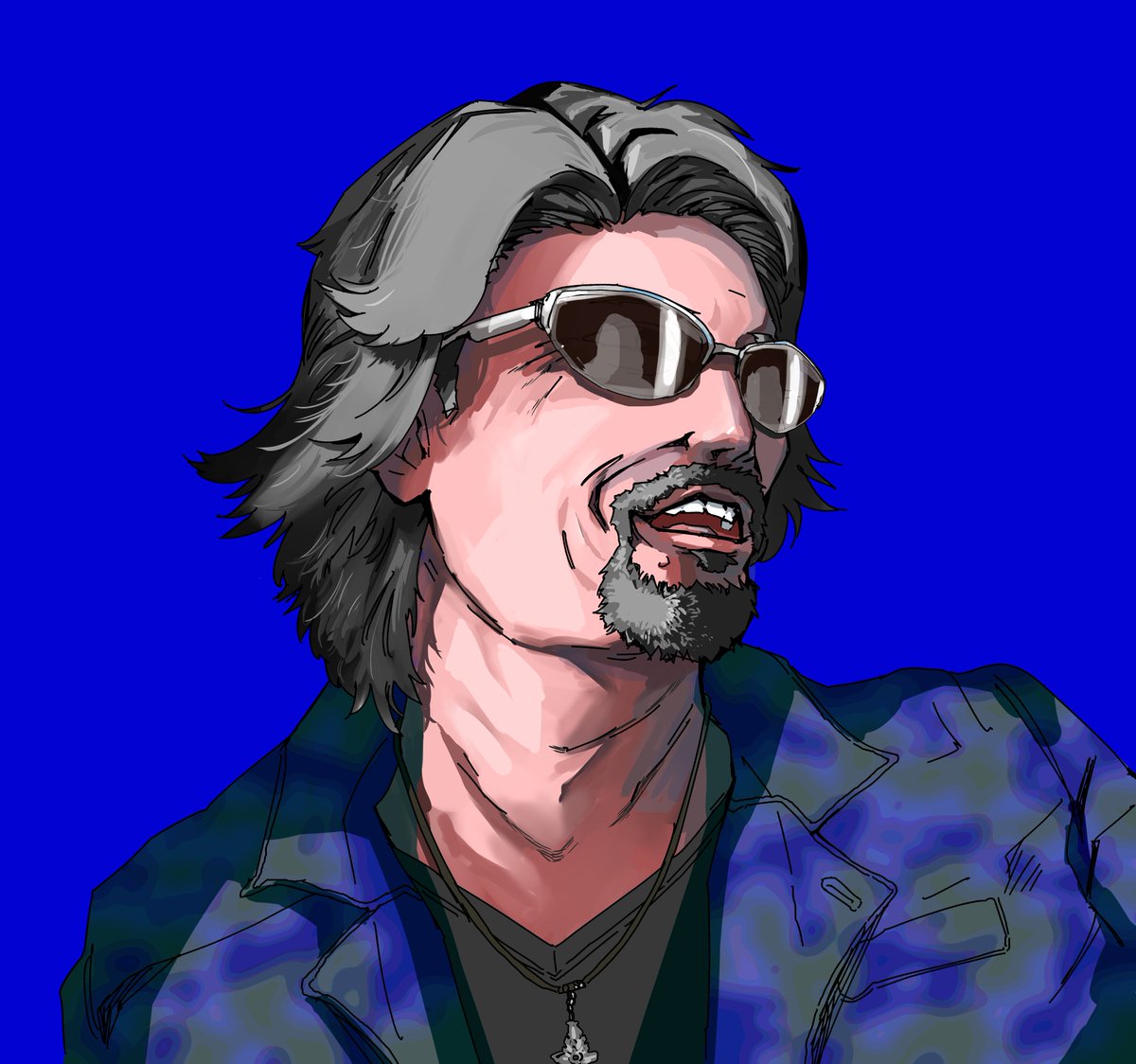 Write_With_000's tweet photo. みんなのアイドル
ラヴ上等 シーズン2の辺土名さん
イケオジはかっこいい
#illustrationㅤ 
#イラストㅤㅤㅤ 
#イラスト練習 
#ラヴ上等ㅤ
#BadlyinLove 
#Netflixㅤㅤ https://t.co/IP2ID9VpkV