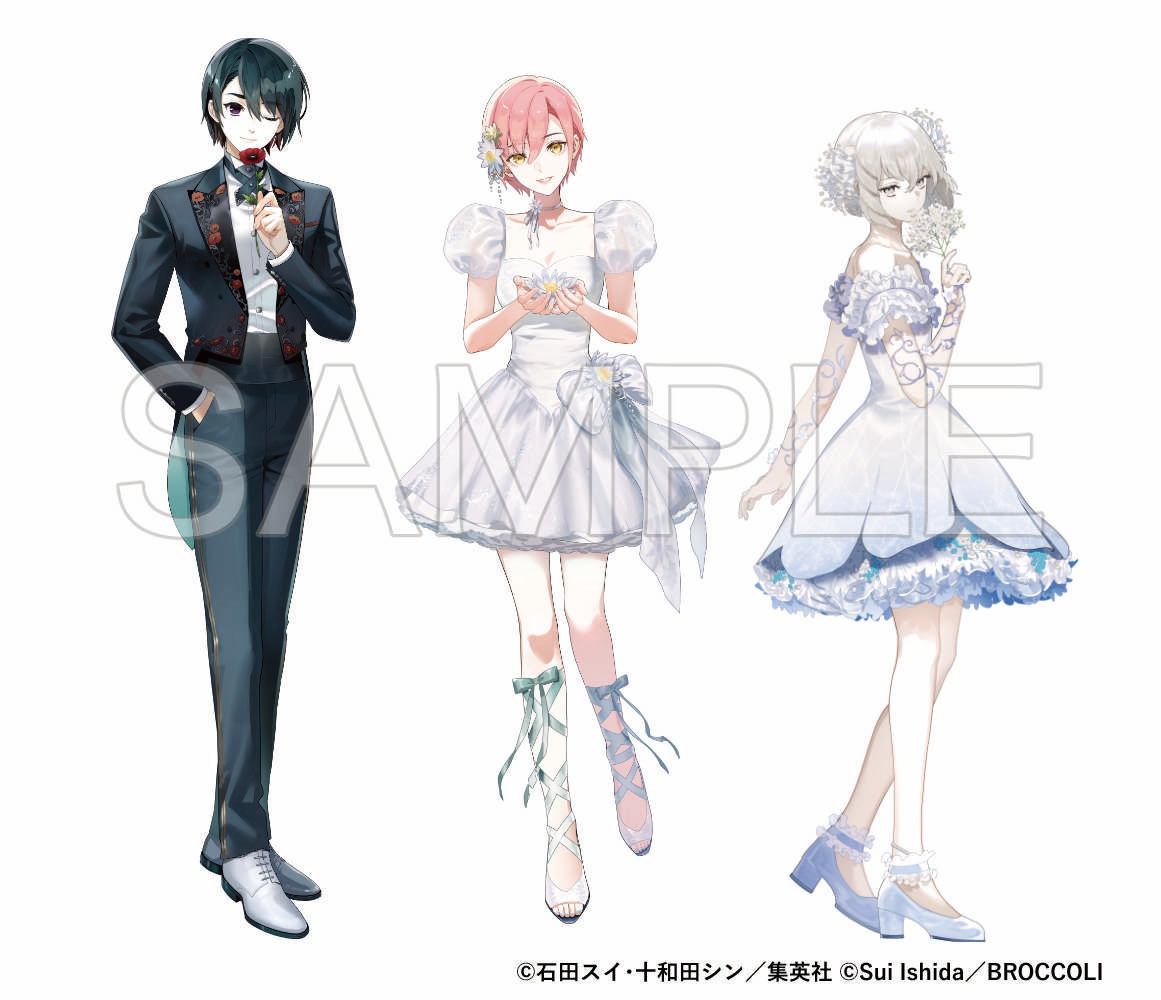 MottariQuestion's tweet photo. この度、ゲーム『ジャックジャンヌ』よりフォーマル+花テーマで7名様のビジュアルを担当させていただきました。
よろしくお願いいたします！ https://t.co/aS4YV3W28c