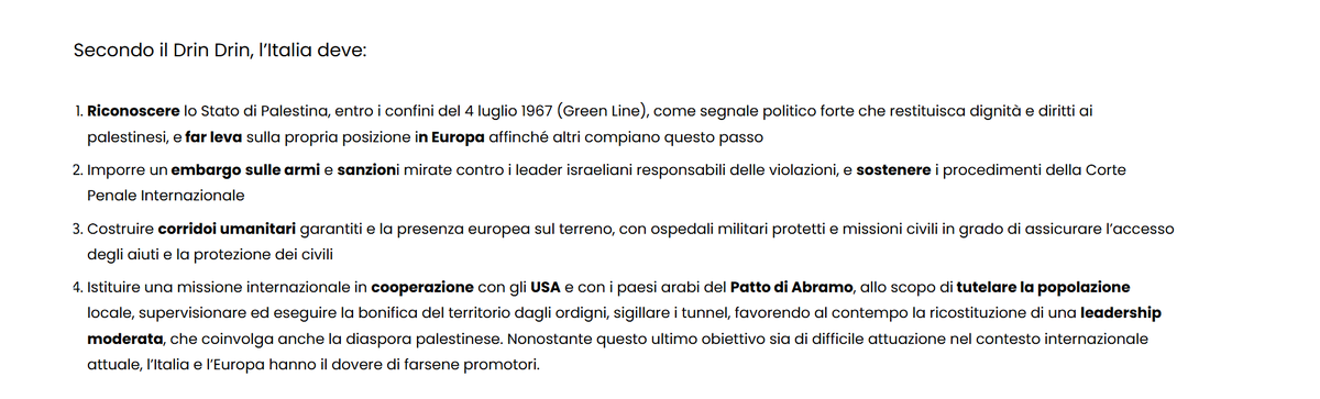 LuigiGiliberti2's tweet photo. Secondo il Drin Drin, l’Italia deve... ma non leggo il disarmo di Hamas e soprattutto chi lo dovrebbe fare. Strano!
https://t.co/s98JLee0fk https://t.co/HXNRhA7Uhv