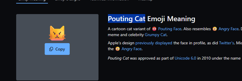 000xy_0's tweet photo. NEW CAT MEME JUST DROPPED AND ITS GOING MEGA VIRAL

This cat named "Ocil" has literally become the mascot of the 😾 emoji, and it's going mega viral. The video already has 2.5M views and everyone is memeing it.

Everyone in the comments has started using this sticker and their turning this cat into a MEME, The emoji is called "Pouting Cat" so It's only right the name is that too

https://t.co/bwHDcIy86f
