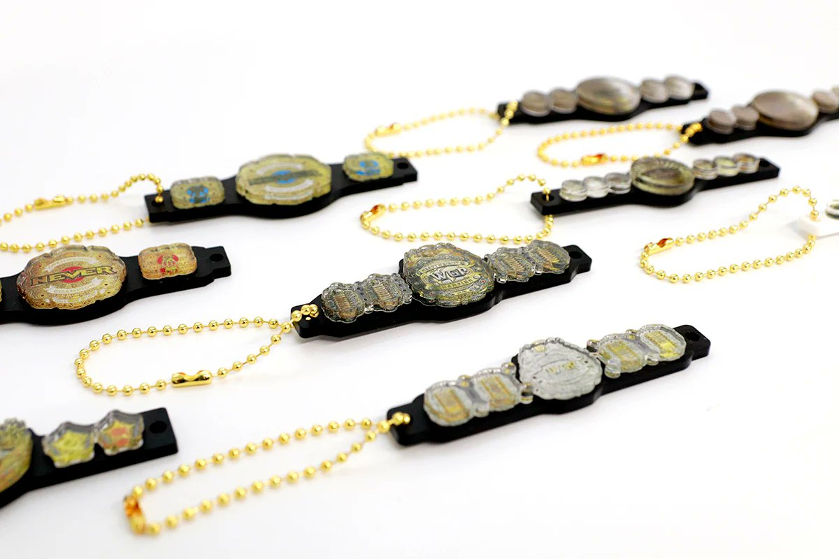 ts_satellite's tweet photo. 【仙台】
✨再入荷のお知らせ✨

人気商品の
『NJPW チャンピオンベルト ランダムアクリルボールチェーン』
が再入荷いたしました‼️

#イービーンズ 6Fで販売中です💁
#njpw #新日本プロレス #闘魂ショップ https://t.co/ViGrG0SgNJ
