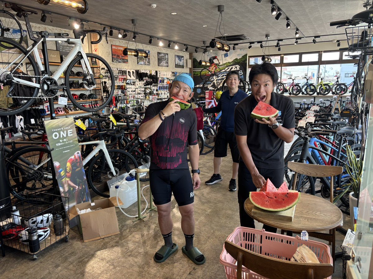 BicycleStep's tweet photo. 流しソーメンライド楽しかった✨ https://t.co/x3J2emrKX4