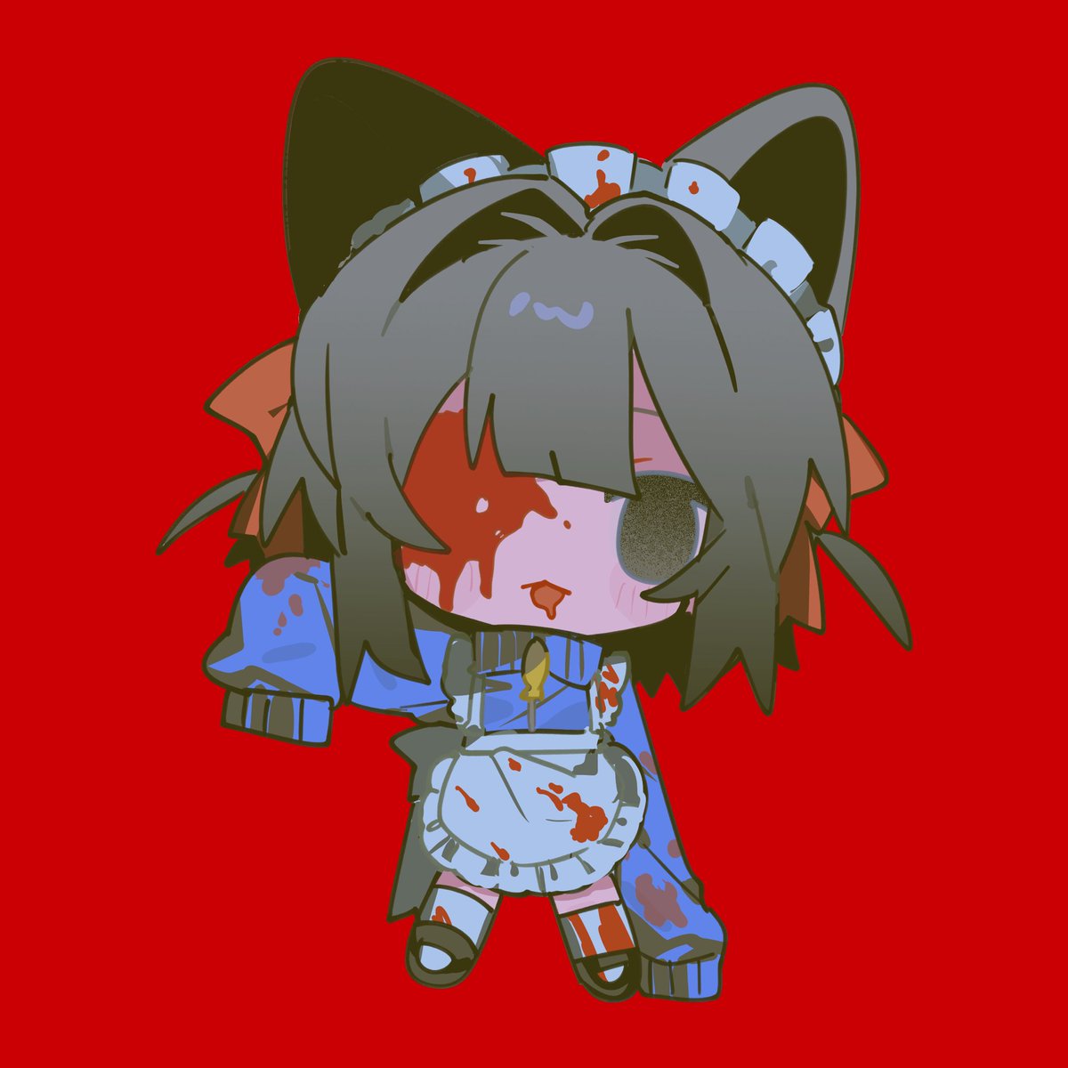wgpr0's tweet photo. こういう目に穴開いてるアクキーやろうと思ったけど内側すぎて穴開けれないな……て気づいた（遅） https://t.co/BKdGU37lFQ