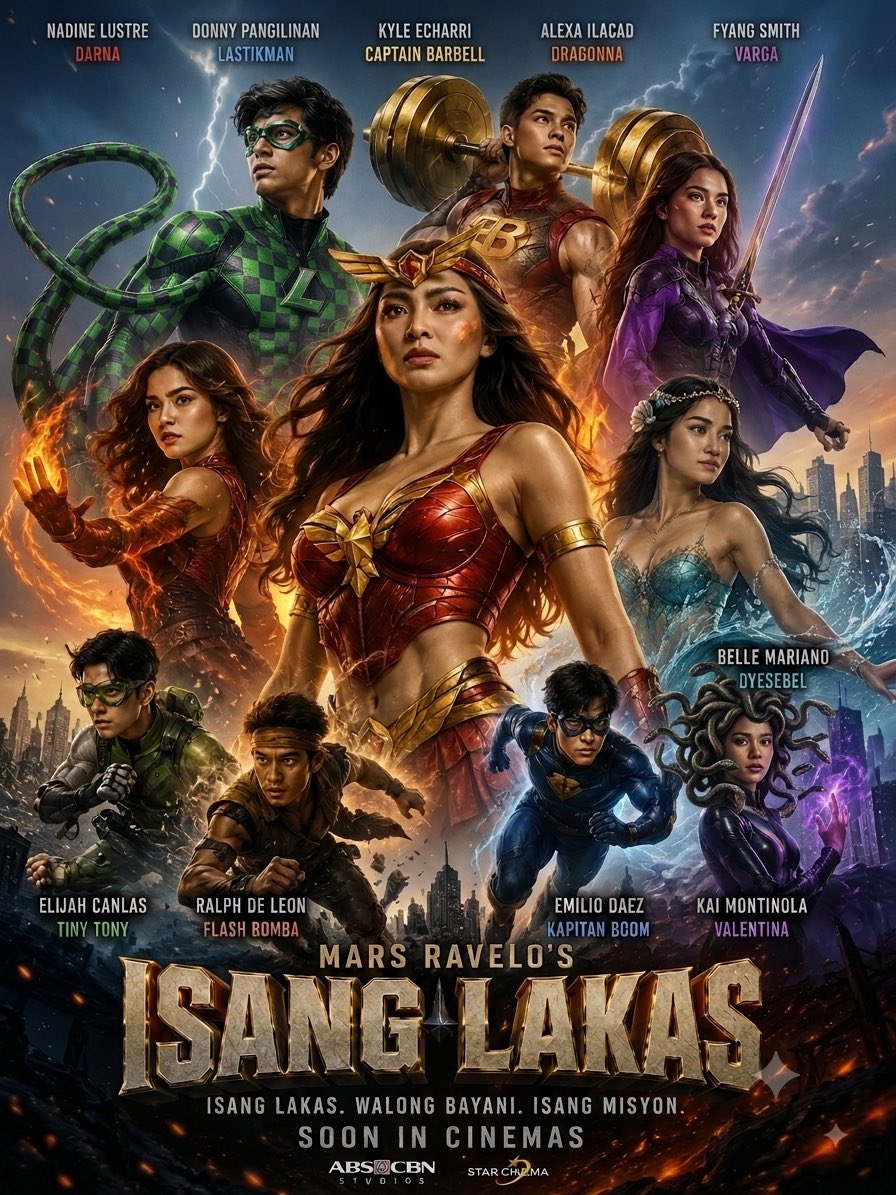 rhussellfamy's tweet photo. Hope @StarCinema produces this #IsangLakas, our very own Marvel Cinematic Universe, with Darna leading the pact. Para sure na kikita, this can be their MMFF entry. Lot of kids will def watch it and can be a great jump off point to introduce other Mars Ravelo's characters. https://t.co/At90fNksg9