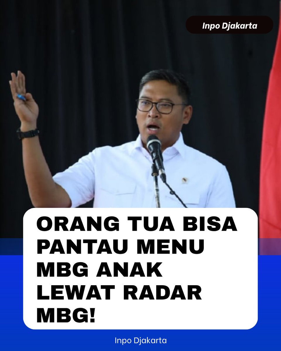panca_sila01's tweet photo. Mau tahu hari ini anak makan apa, gizinya berapa, dan dimasak di mana?
Semua bisa dicek di portal Radar MBG yang segera diluncurkan BGN.
#jagaindonesia #kamibersamapresiden #RadarMBG #GiziAnakAman #KerjaNyataPemerintah https://t.co/TY1Z6HOr6A