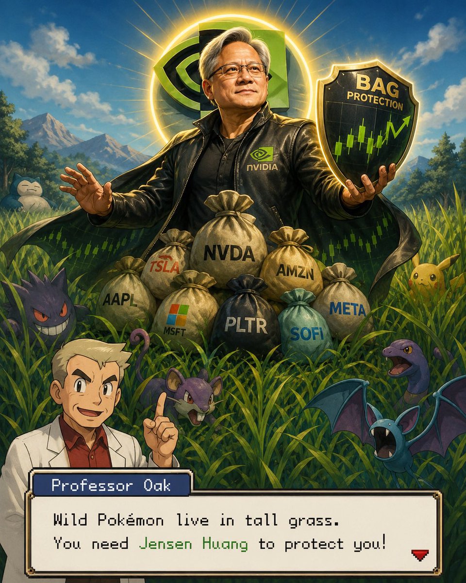 Pencilkillah's tweet photo. Remember, kids… #nvda #jensenhuang https://t.co/hsqDlKNEGx