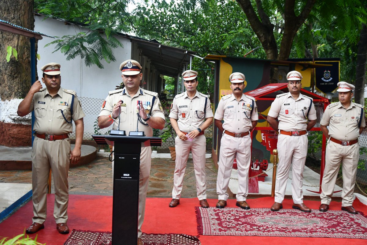 commandant188's tweet photo. Happy Independence Day. On the proud occasion of the 80th Independence Day, 188  Battalion, CRPF, proudly salutes the brave freedom fighters and the valiant soldiers who made the supreme sacrifice for our Motherland. @crpfindia  @cgsectorcrpf  @DigJagdalpur https://t.co/ZaV2sFAEKF