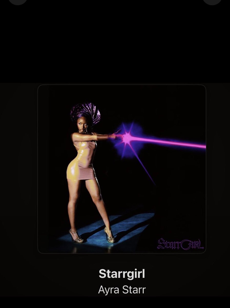 jeffrir's tweet photo. Ayra Starr is ahead… 🔥 Starrgirl is an absolute BANGER! 💯🔥 #Starrgirl #Misunderstood #Amazing #HotBody #heavenbaby  #BestAlbum2026 #GRAMMYs https://t.co/zyJaCUsktm